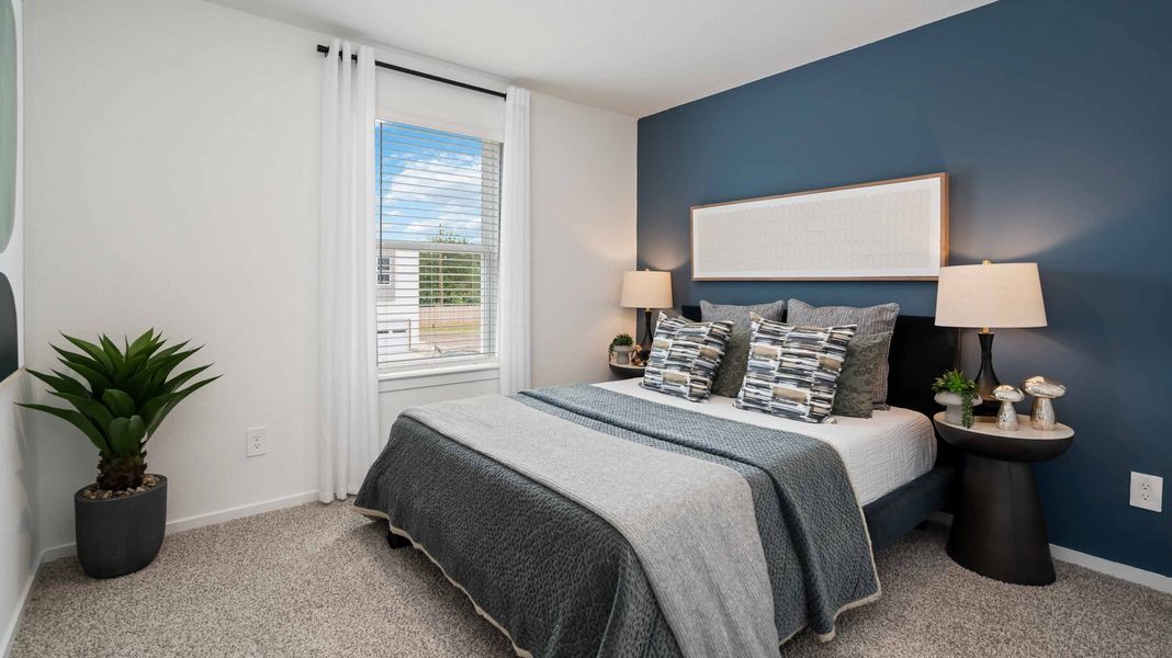 Furnished interior view inside a new home in Alaia Crossing, Houston (Image 9).
