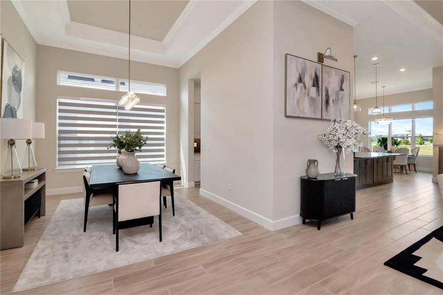 Furnished interior view inside a new home in , Wesley Chapel (Image 16).