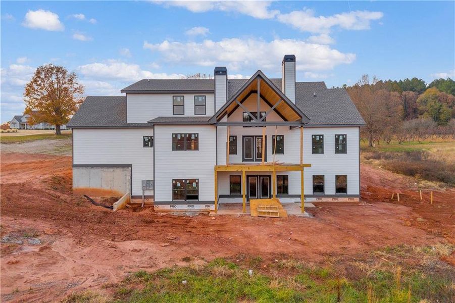 In-progress construction of a new home in , Monroe, GA (Image 9).