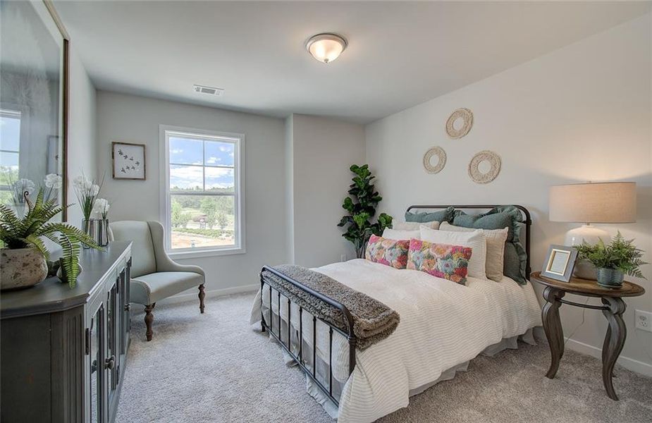 Furnished interior view inside a new home in The Towns at Auburn Station West, Auburn (Image 28).