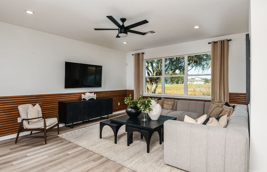 Furnished interior view inside a new home in Del Webb Stone Creek, Ocala (Image 12).
