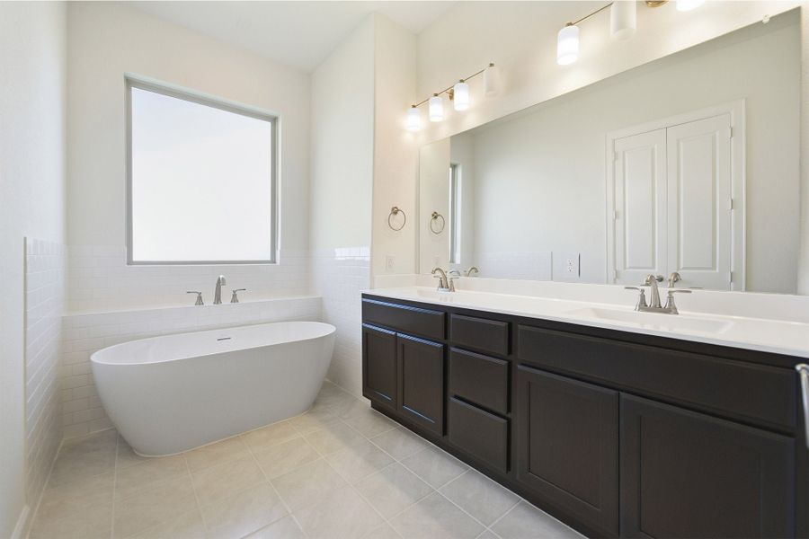 Furnished interior view inside a new home in Solterra, Mesquite (Image 16). Furnished interior view inside a new home in Solterra, Mesquite (Image 16).