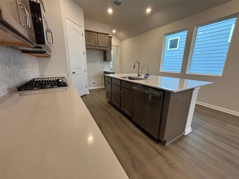 Furnished interior view inside a new home in Cannon Ranch 40s, Dripping Springs (Image 9).