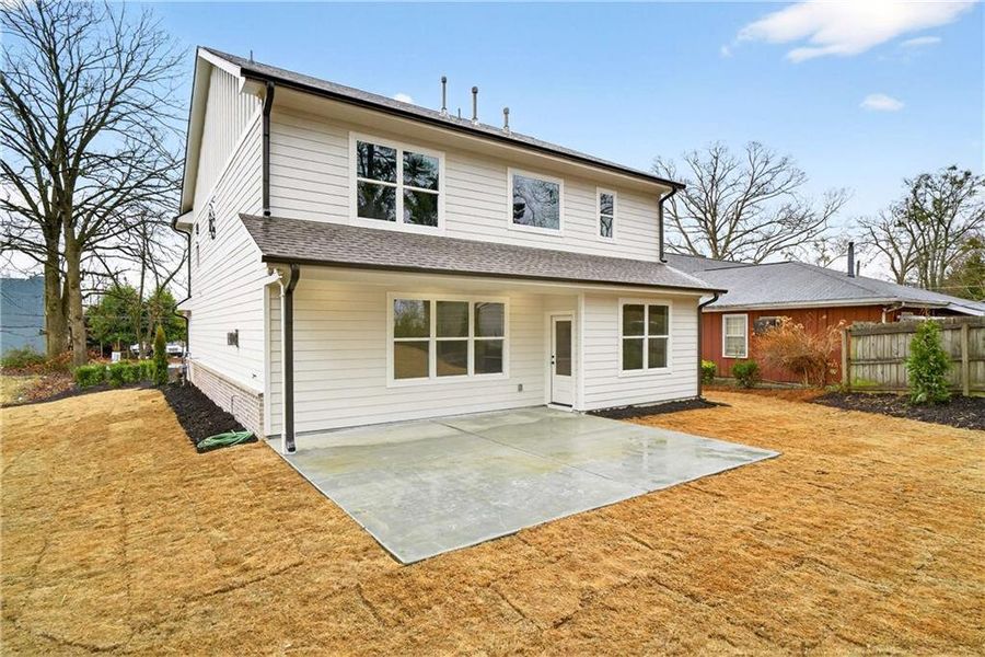Exterior details and patio area of a home in , Norcross (Image 21).