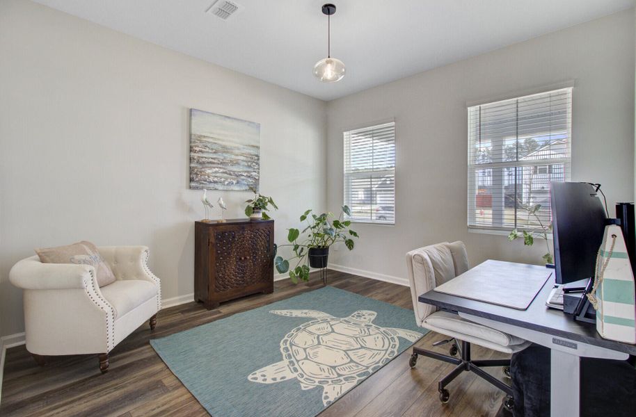 Furnished interior view inside a new home in Sanctuary Cove at Cane Bay, Summerville (Image 42).