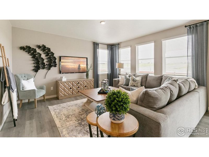 Furnished interior view inside a new home in Tailholt, Severance (Image 6).