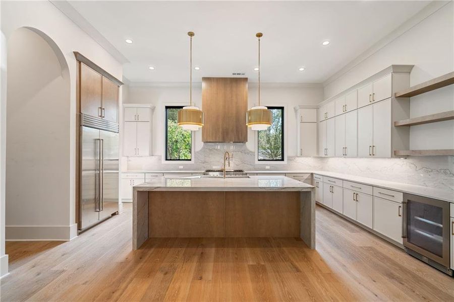 Furnished interior view inside a new home in , Alpharetta (Image 12).