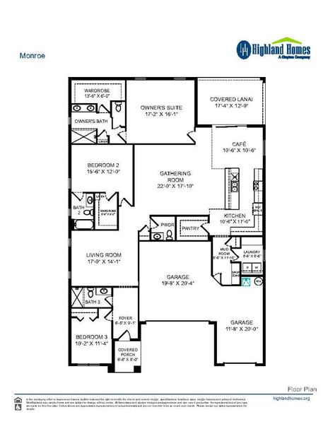 Monroe - Home Layout
