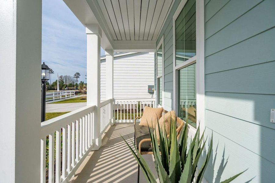 Exterior details and patio area of a home in Kings River Preserve, Hollywood (Image 29).