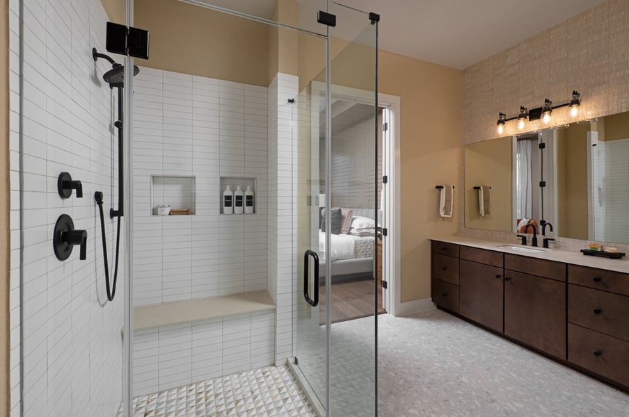 Representative furnished interior of a home built from the Hathaway by Ashton Woods in Provence 70s, Austin (Image 11).