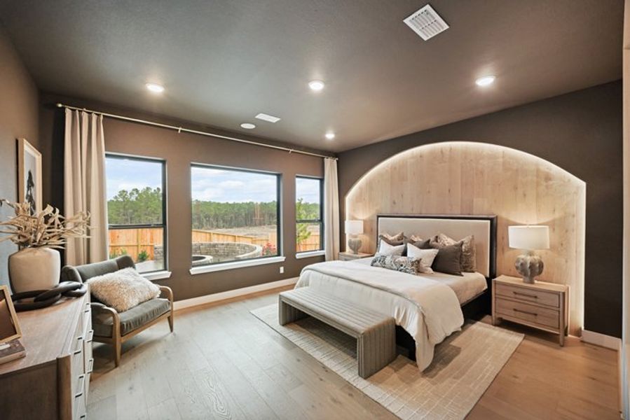 Furnished interior view inside a new home in Wildtree 70', Montgomery (Image 8).