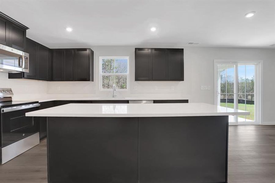 Furnished interior view inside a new home in Summertree, Stone Mountain (Image 5).