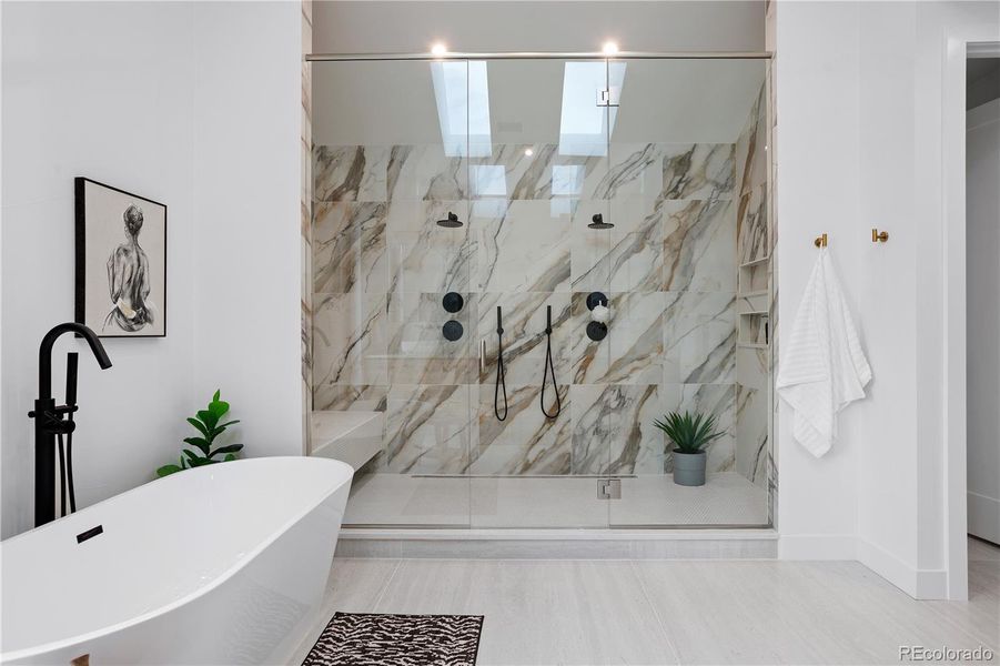 Furnished interior view inside a new home in , Denver (Image 33).