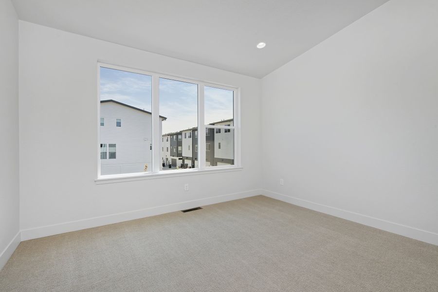 Spacious, unfurnished interior of a new home in Loretto Heights - Rise Collection, Denver (Image 15).