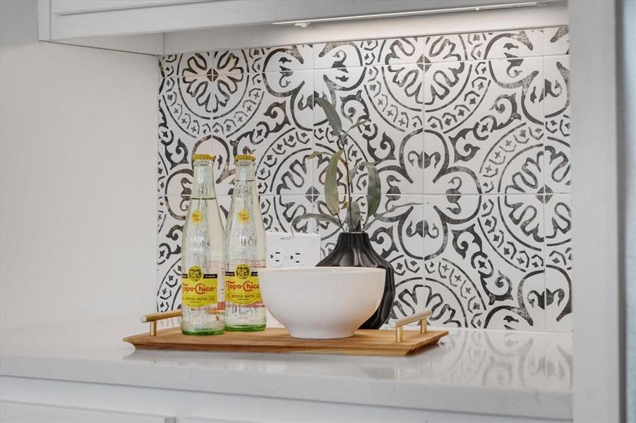 Close-up of interior finishes inside a home in University Park at Northpointe, Denton (Image 20).