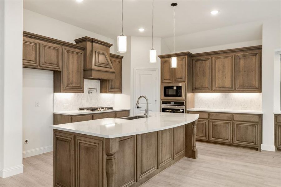 Furnished interior view inside a new home in Villages of Hurricane Creek, Anna (Image 19).