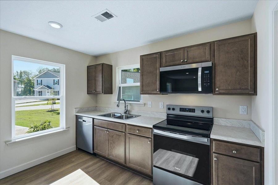 Furnished interior view inside a new home in Stones Throw, Inman (Image 8).