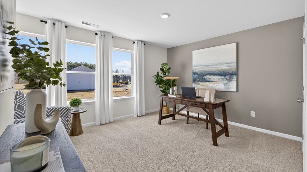 Representative furnished interior of a home built from the Hanover by D.R. Horton in Martin Farms, Aberdeen (Image 14).