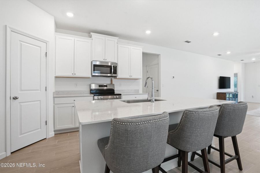 Furnished interior view inside a new home in , Jacksonville (Image 5).