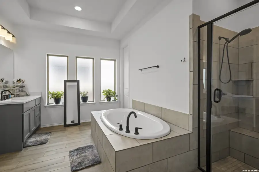 Furnished interior view inside a new home in Meadows of Mill Creek, Seguin (Image 29).