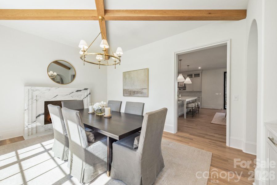 Furnished interior view inside a new home in , Charlotte (Image 15).