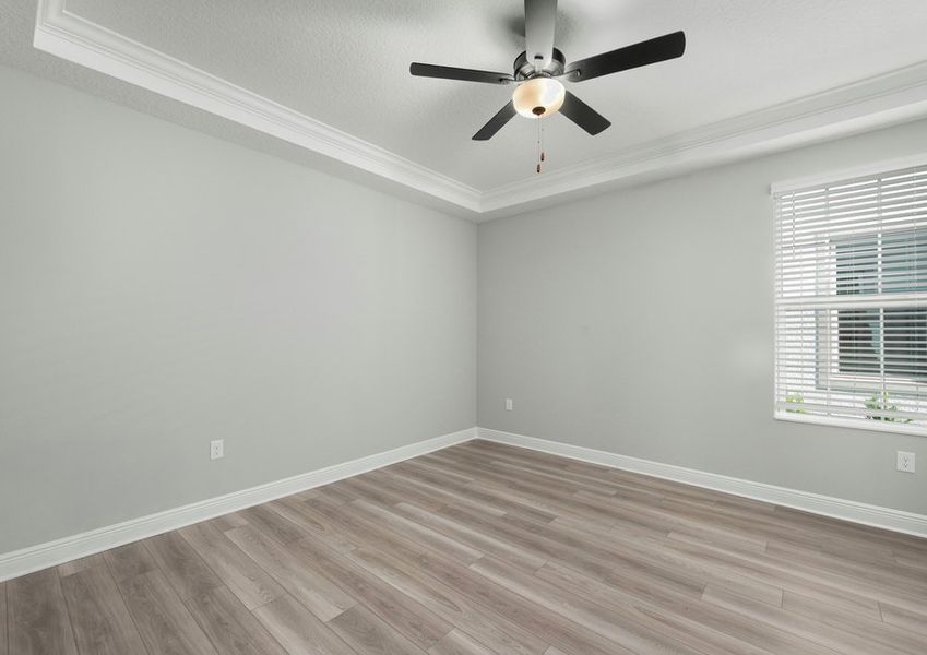 This master suite includes a master bathroom and walk-in closet.