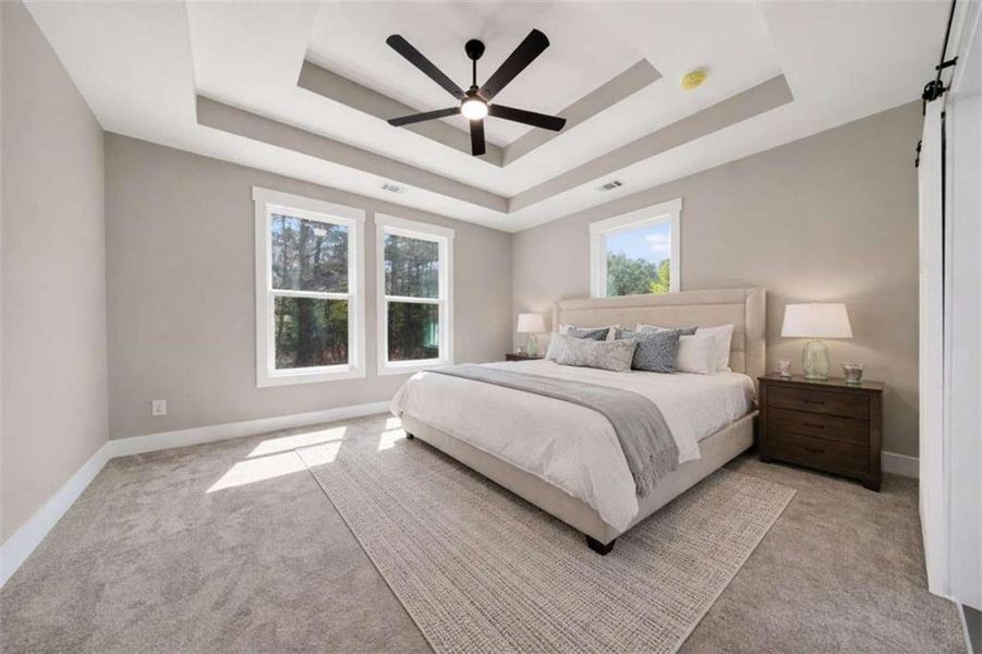 Furnished interior view inside a new home in , Silver Creek (Image 15). Furnished interior view inside a new home in , Silver Creek (Image 15).