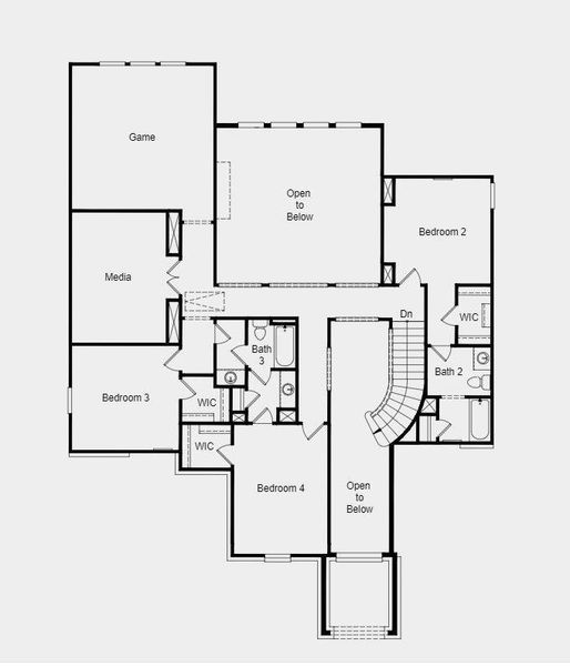 Structural options include: fireplace, kitchen 2, bedroom 5 with bath 5 in lieu of tandem garage, study in lieu of flex, door at laundry, drop in tub at primary bath.