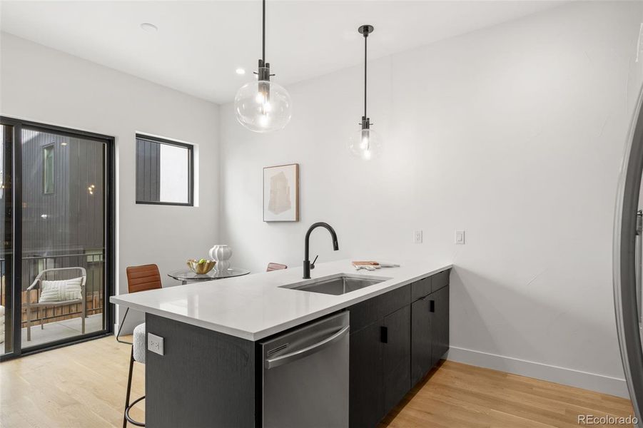 Furnished interior view inside a new home in , Denver (Image 10).