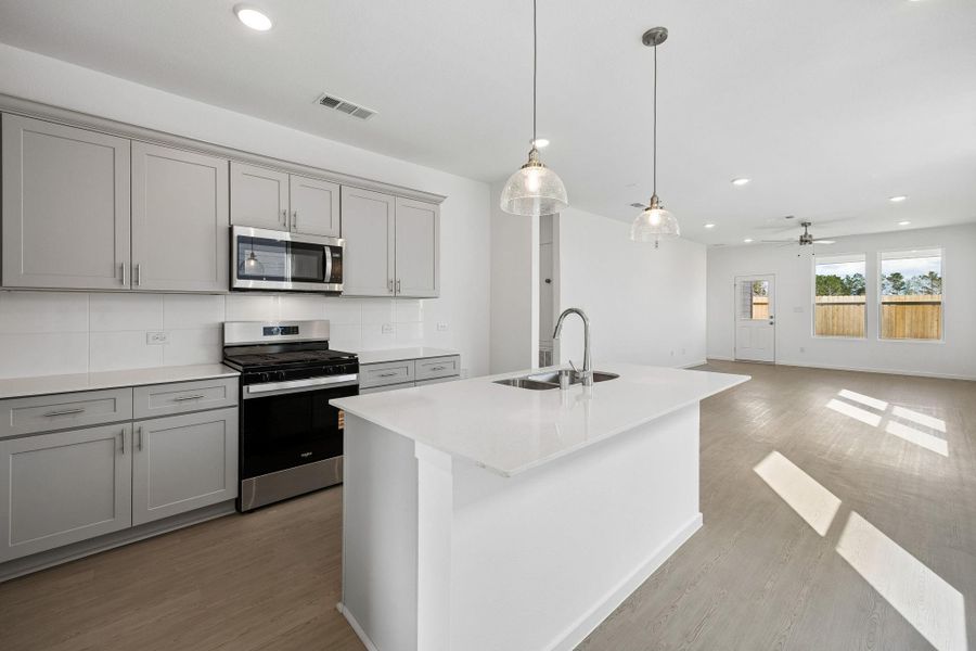 Furnished interior view inside a new home in Montgomery Bend, Montgomery (Image 17).