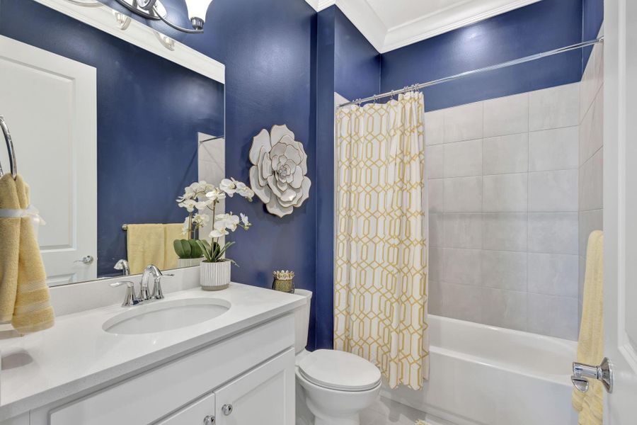 Furnished interior view inside a new home in , Port St. Lucie (Image 39).