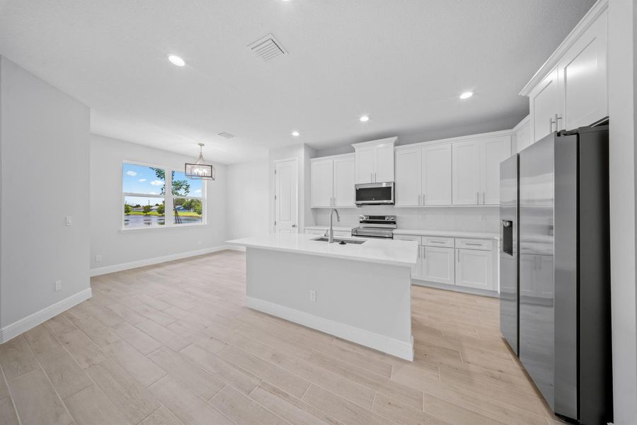 Furnished interior view inside a new home in , Port St. Lucie (Image 4).