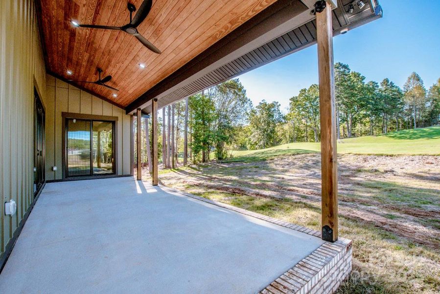 Exterior details and patio area of a home in , Statesville (Image 2).