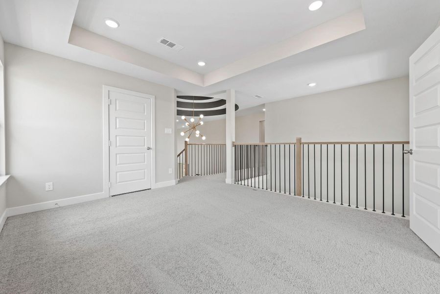 Spacious, unfurnished interior of a new home in Bridgeland, Cypress (Image 20).