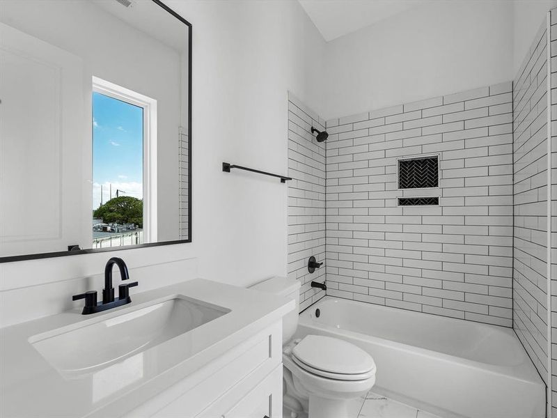 Furnished interior view inside a new home in Allura At Val Verde, Houston (Image 24).