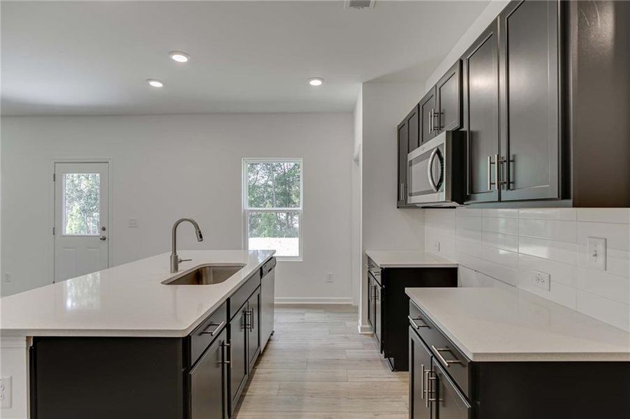 Furnished interior view inside a new home in Langston Reserve, Cartersville (Image 6).
