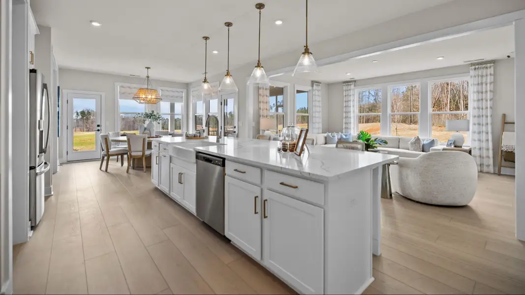 The Stonefield Plan by DRB Homes in McBride Indian Trail, NC - Kitchen