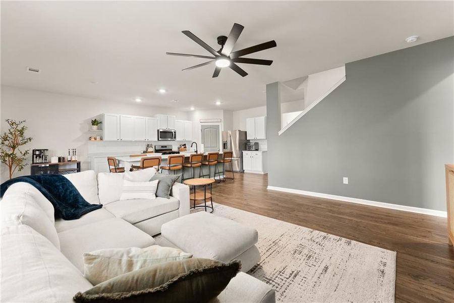 Furnished interior view inside a new home in , Dawsonville (Image 28).