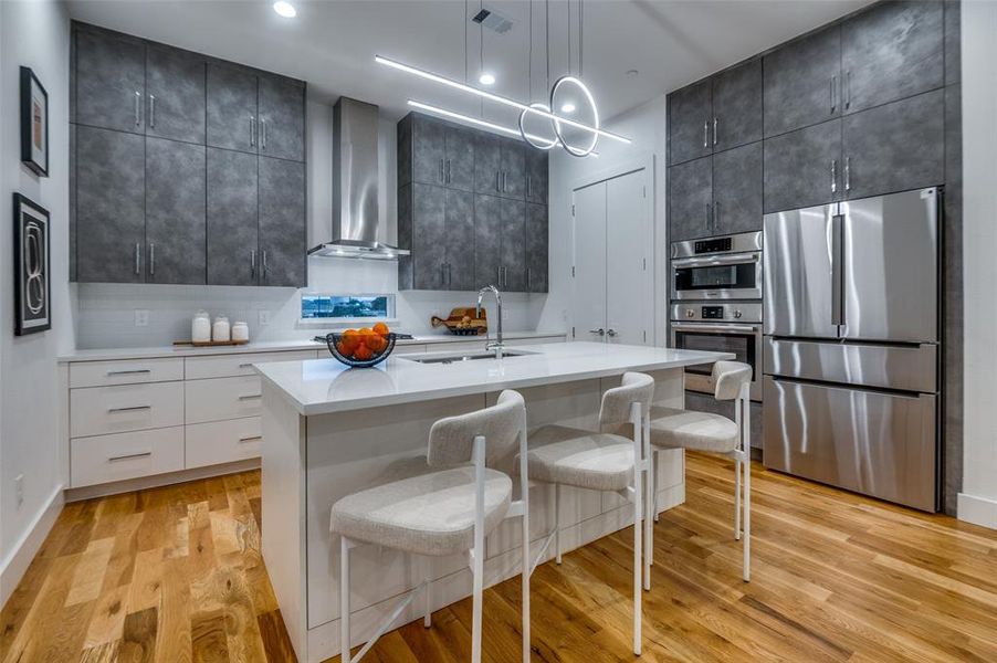 Furnished interior view inside a new home in , Addison (Image 16).