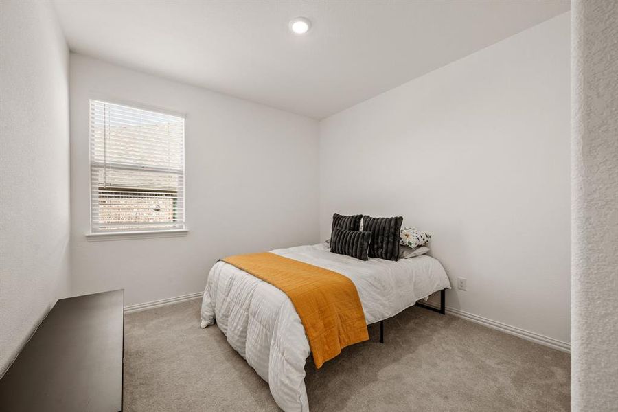 Furnished interior view inside a new home in Hurricane Creek: Classic 60s, Anna (Image 16). Furnished interior view inside a new home in Hurricane Creek: Classic 60s, Anna (Image 16).