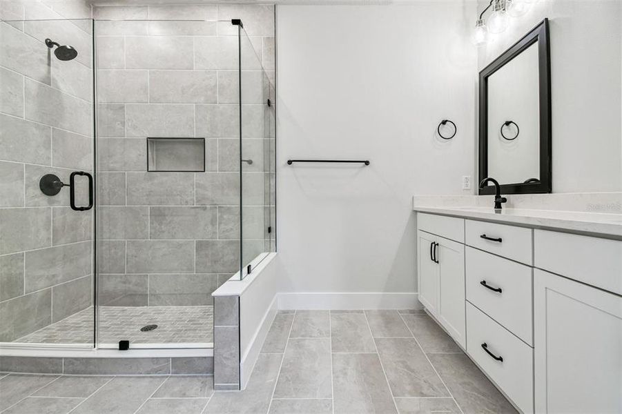 Furnished interior view inside a new home in Towns at Union, St. Petersburg (Image 16). Furnished interior view inside a new home in Towns at Union, St. Petersburg (Image 16).