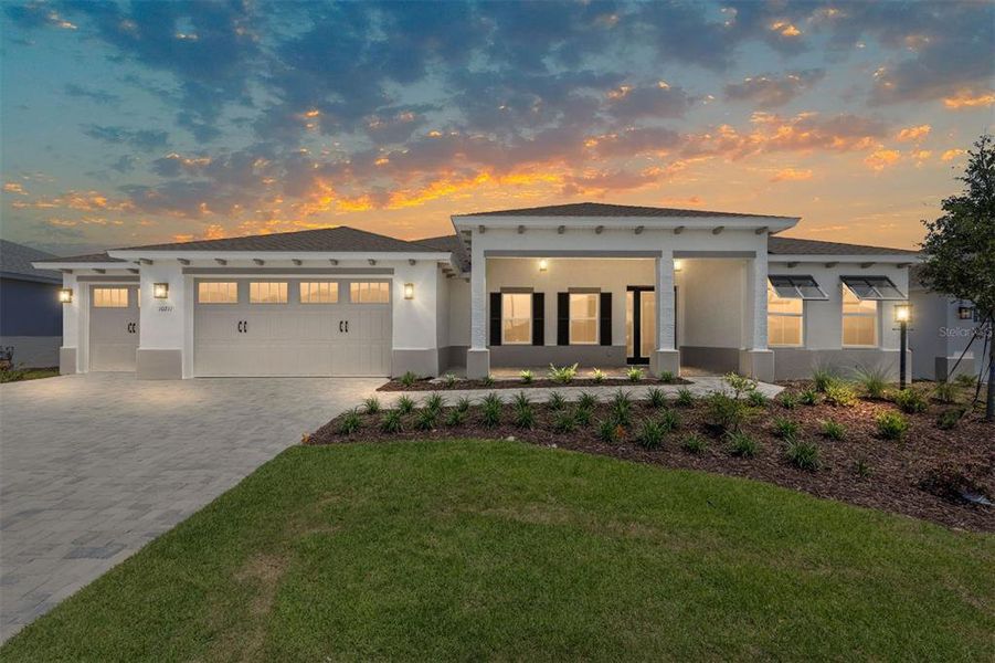 Front exterior of a new home in , Ocala, FL, highlighting curb appeal (Image 19). Front exterior of a new home in , Ocala, FL, highlighting curb appeal (Image 19).