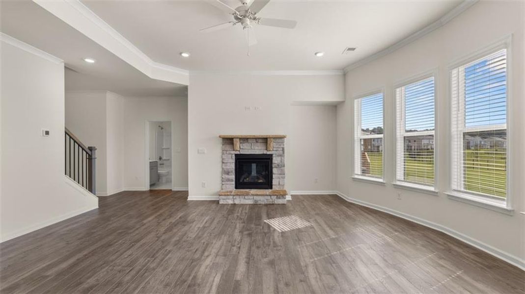 Spacious, unfurnished interior of a new home in Westland, Bogart (Image 35). Spacious, unfurnished interior of a new home in Westland, Bogart (Image 35).