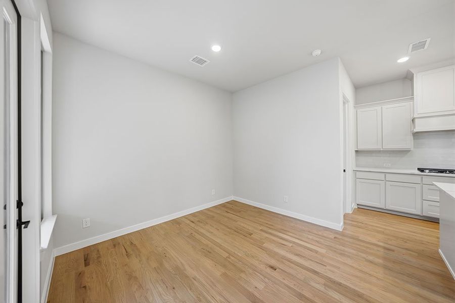 Spacious, unfurnished interior of a new home in Light Farms Brenham - 40' Lots, Celina (Image 32). Spacious, unfurnished interior of a new home in Light Farms Brenham - 40' Lots, Celina (Image 32).