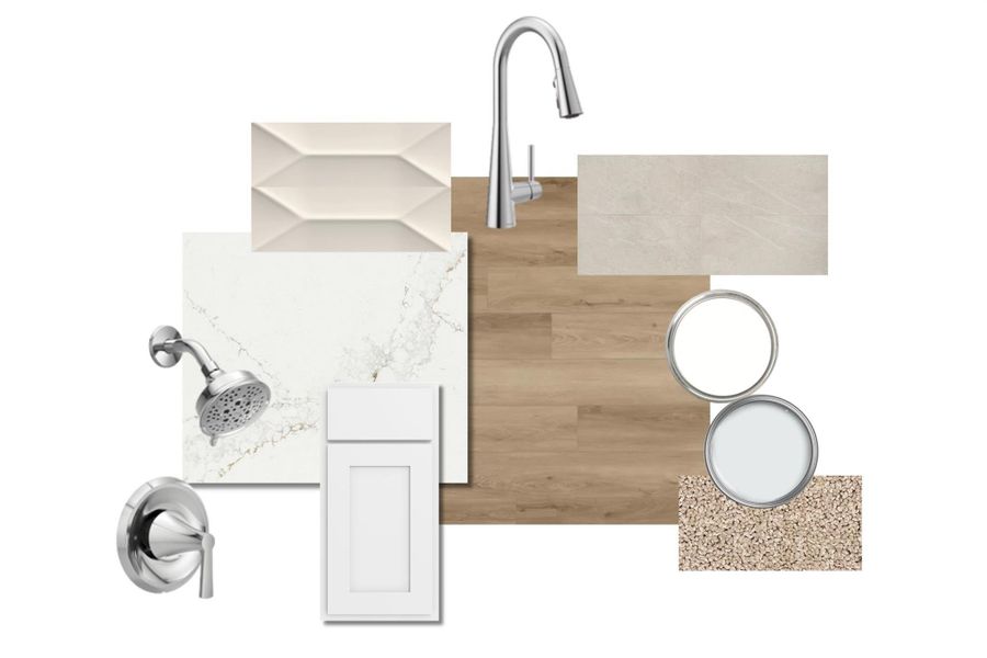 Sample of building materials used in homes in Bluestem, Brookshire (Image 29).