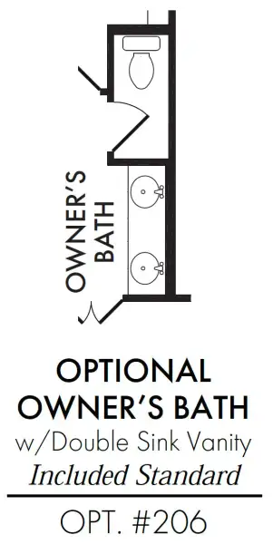 2nd Sink in Owners Bath