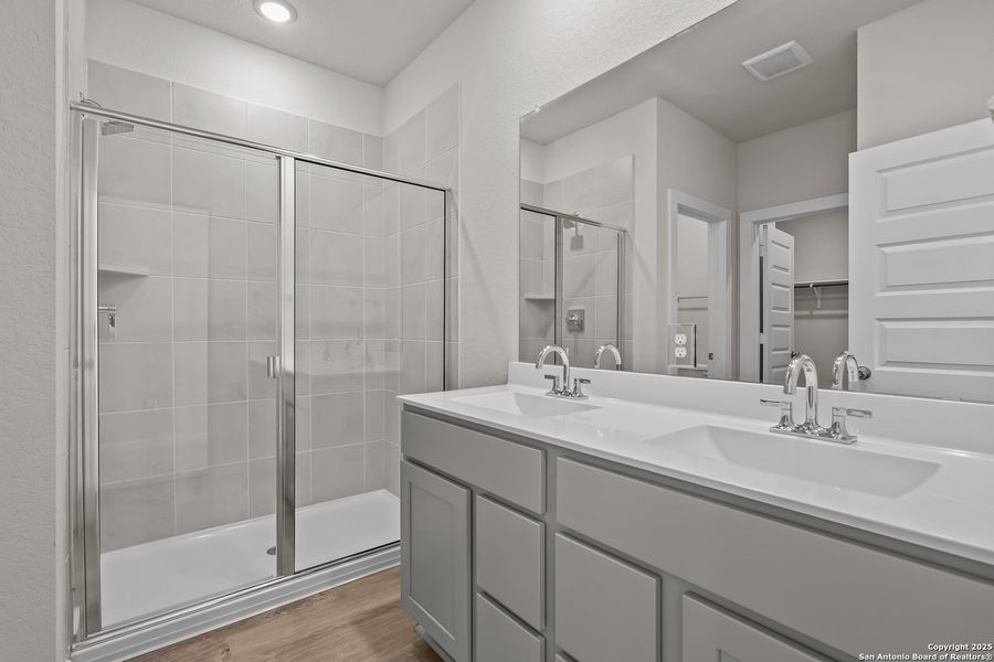 Furnished interior view inside a new home in Applewhite Meadows, San Antonio (Image 6). Furnished interior view inside a new home in Applewhite Meadows, San Antonio (Image 6).