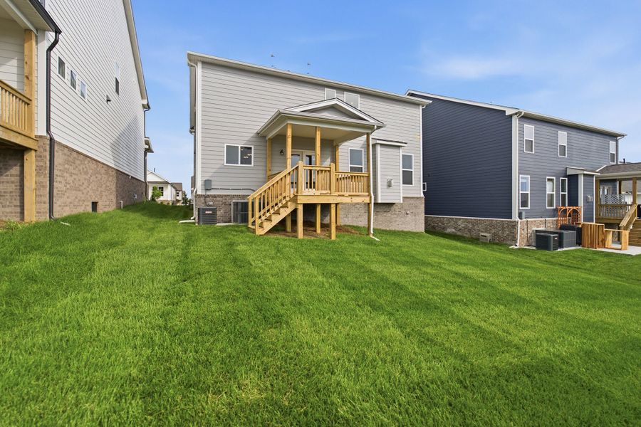 Exterior details and patio area of a home in McCain's Station, Gallatin (Image 28).