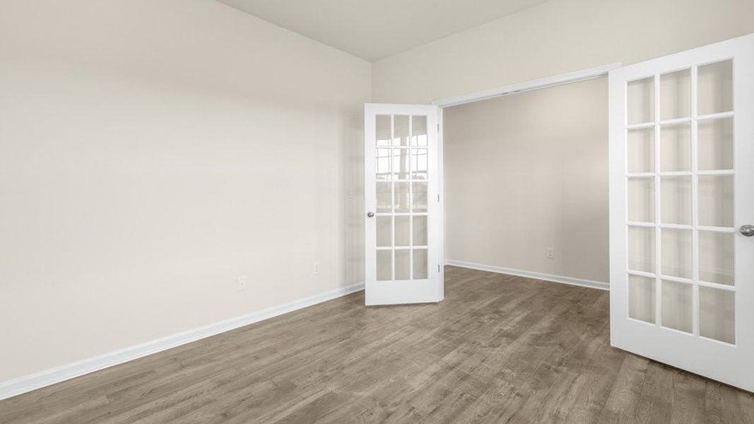 Spacious, unfurnished interior of a new home in Lawson Glen, Clayton (Image 11). Spacious, unfurnished interior of a new home in Lawson Glen, Clayton (Image 11).