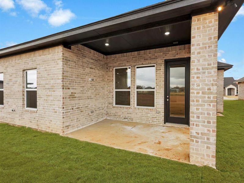 Exterior details and patio area of a home in , Tolar (Image 3). Exterior details and patio area of a home in , Tolar (Image 3).